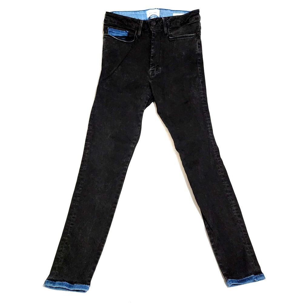 Frame Jeans Womens 2 W26 Le One Skinny Mid Rise Stretch Denim Casual